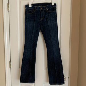 Citizens of Humanity Jeans, Dita petite bootcut, Low rise, dark blue, size 27